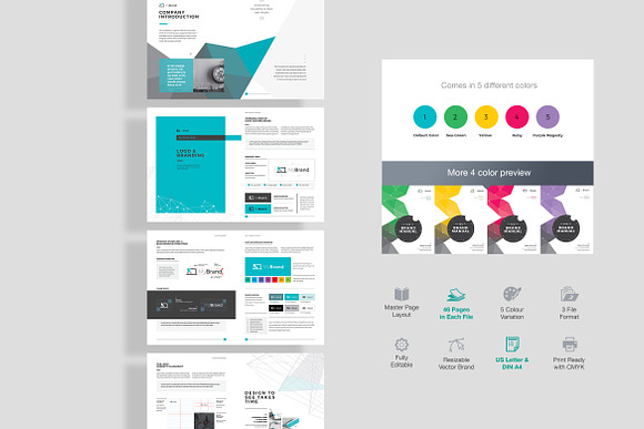 Brand Guideline Brochure in Brochure Templates - product preview 1