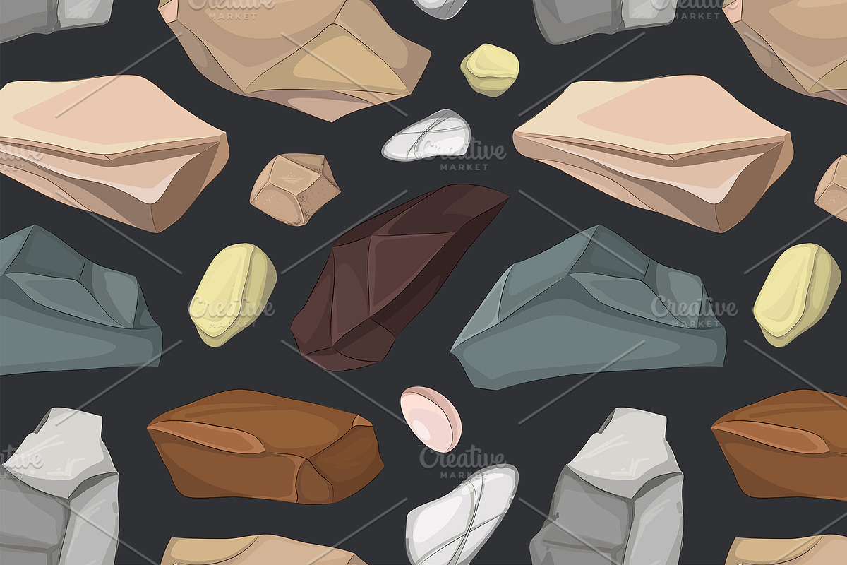 Set of stones pattern in Patterns - product preview 8