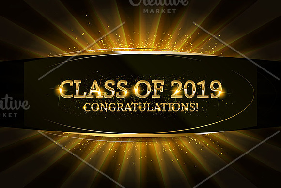 Class of 2019 Congratulations in Graphics - product preview 1