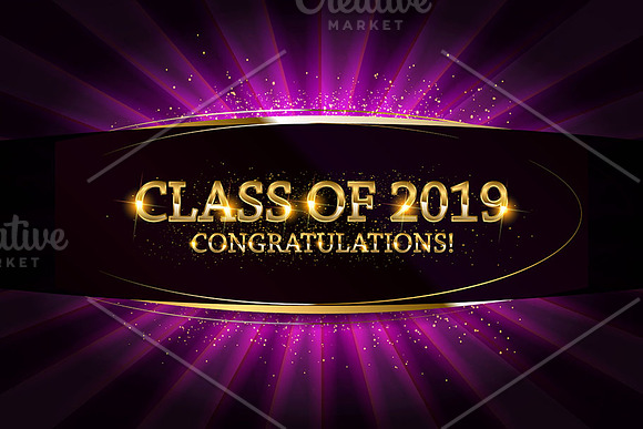 Class of 2019 Congratulations in Graphics - product preview 2