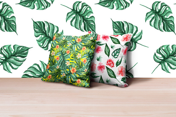 Tropical Dream-watercolor set in Illustrations - product preview 6