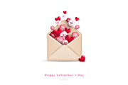 Valentines Day gift envelope