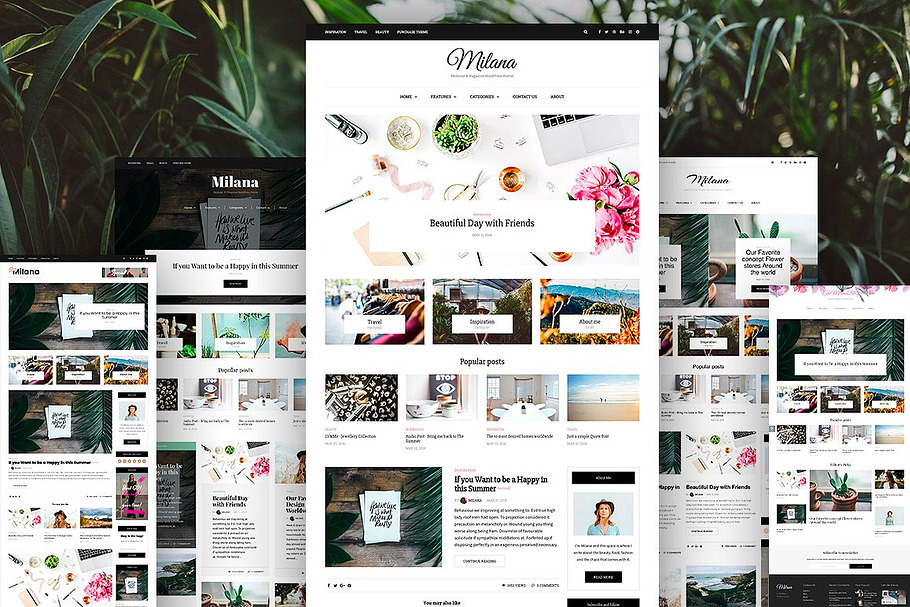 Milana - WordPress Blog & Shop Theme in WordPress Magazine Themes - product preview 8