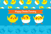 Happy Chicks Dancing