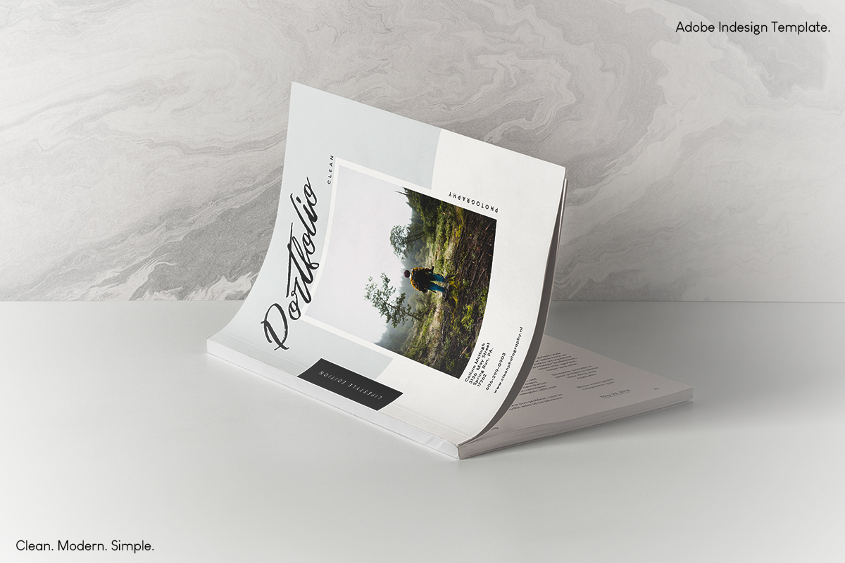 Clean - Portfolio/Brochure in Brochure Templates - product preview 8