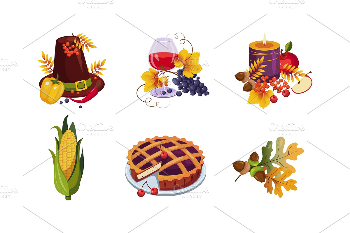 Collection of Thanksgiving day in Illustrations - product preview 8
