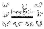 Easter Rabbit Ears. Emphasis & Fun