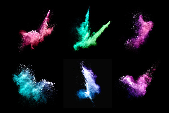 Powder Explosion Brushes in Photoshop Brushes - product preview 3