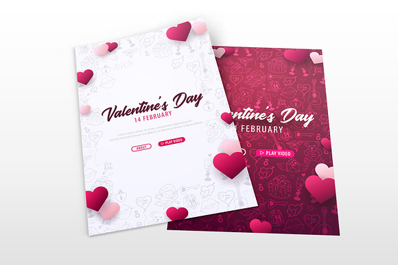 Valentine's Day set in Illustrations - product preview 1
