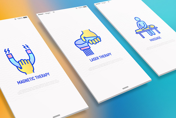 Rehabilitation | 16 Thin Line Icons in Icons - product preview 1