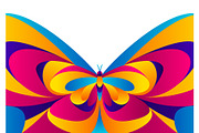 Background design with butterfly.