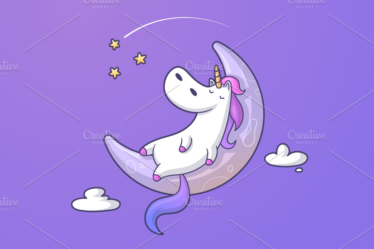 Unicorn Dreamer - PREMIUM in Illustrations - product preview 8