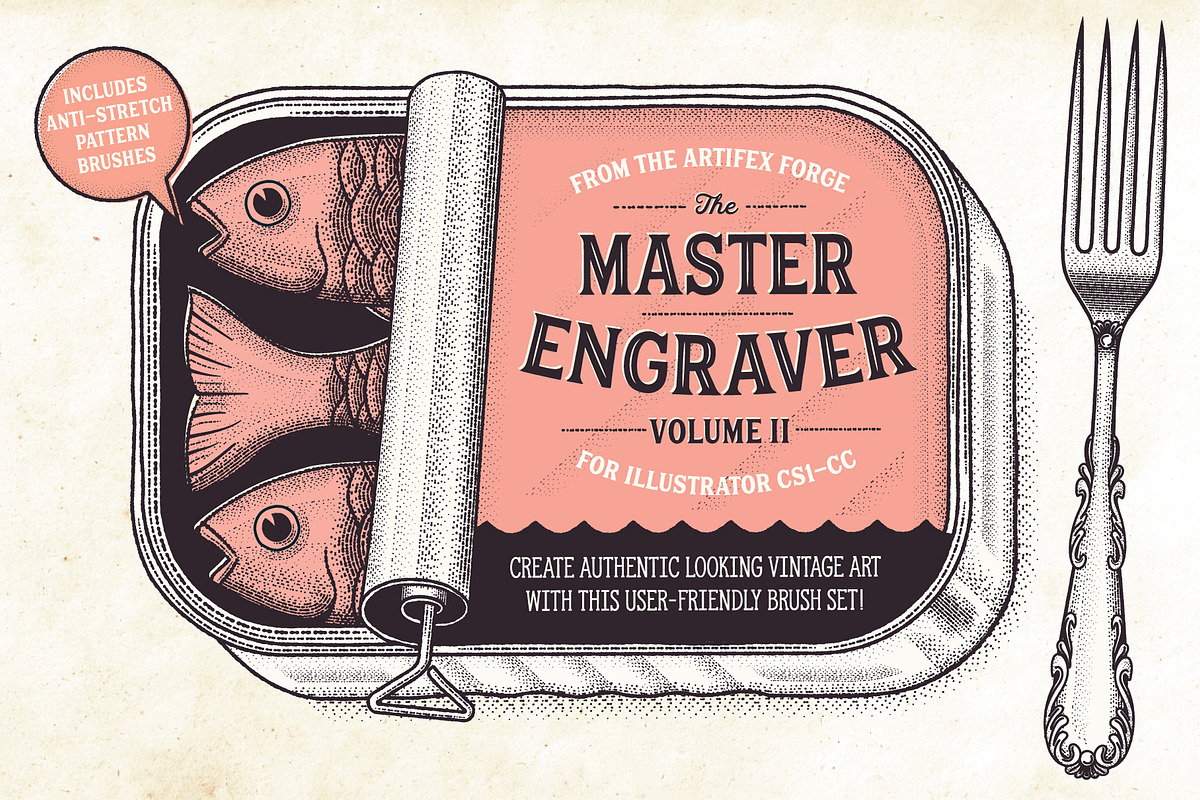 The Master Engraver - Brushes in Photoshop Brushes - product preview 8
