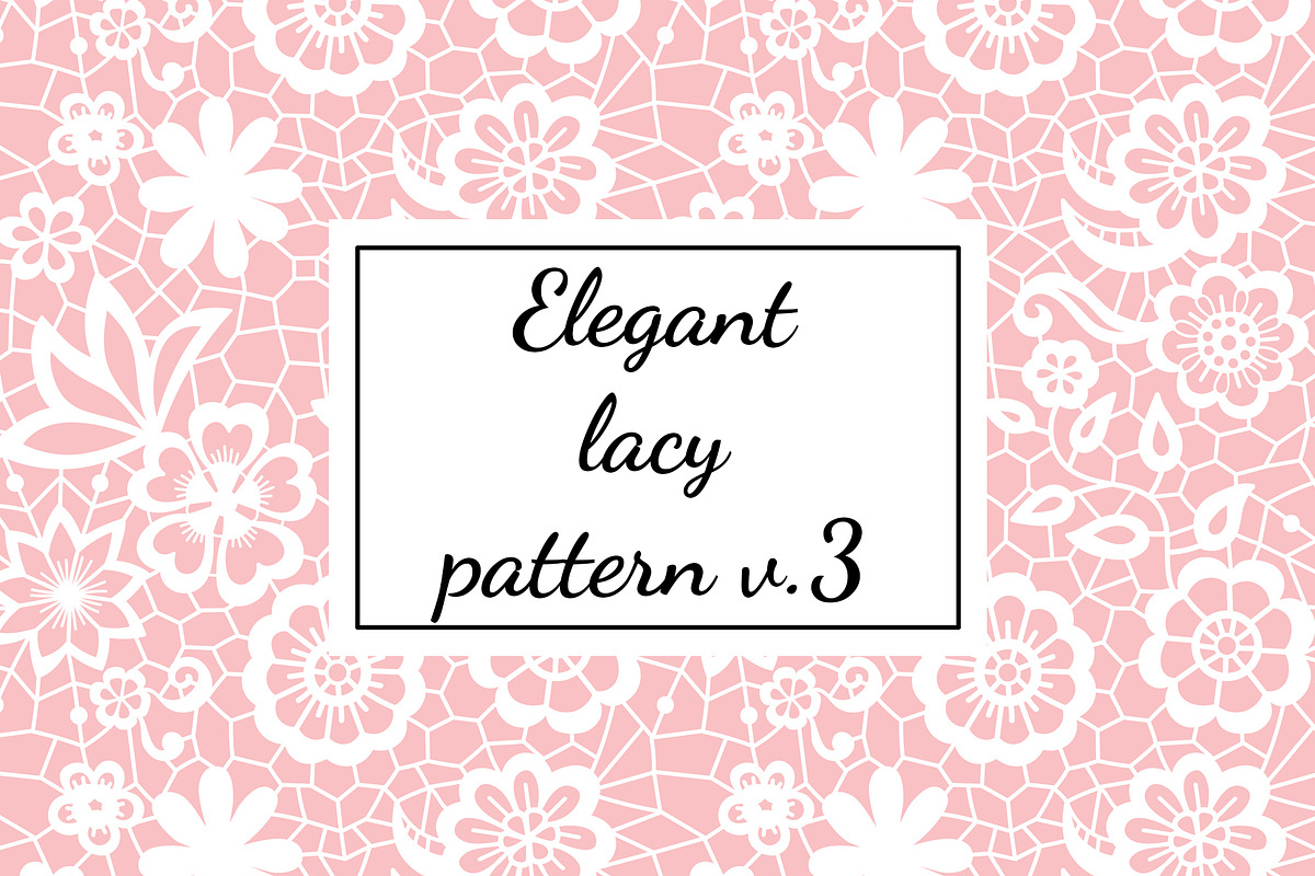 Elegant lacy pattern v.3 in Patterns - product preview 8