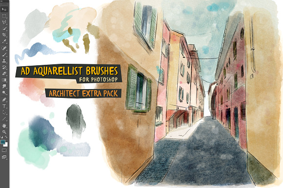 The Aquarellist Brushes (PS CS6+) in Photoshop Brushes - product preview 4