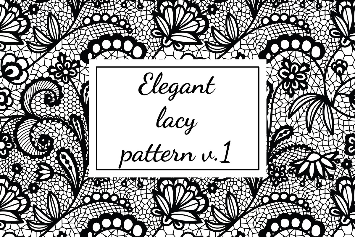 Elegant lacy pattern v.1 in Patterns - product preview 8