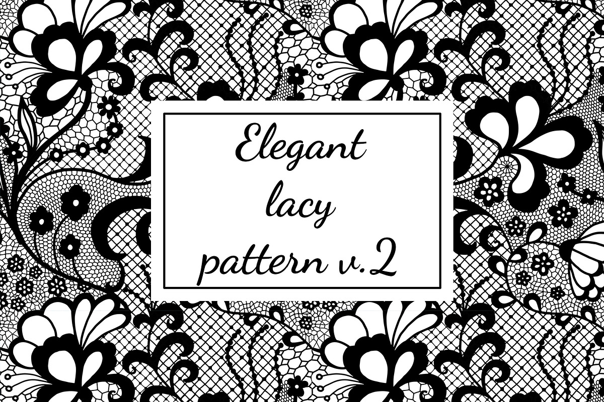Elegant lacy pattern v.2 in Patterns - product preview 8