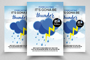 Weather Sheet Flyer Templates