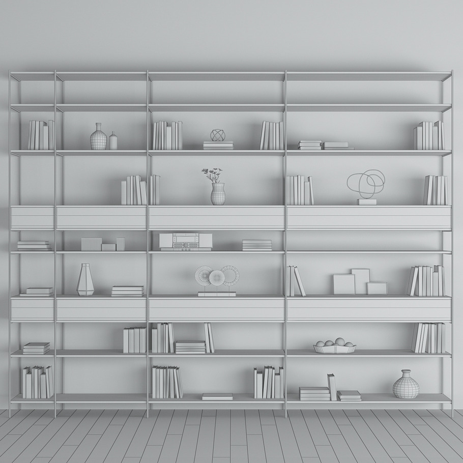 Bookcase EXTENDO XY03 1 in Furniture - product preview 2