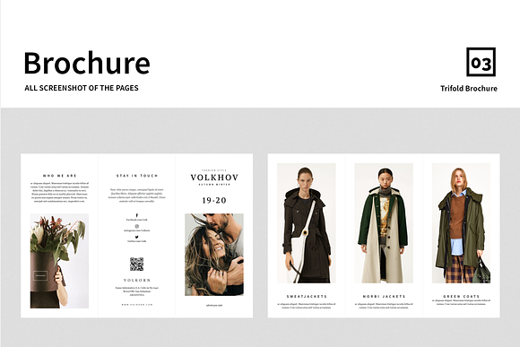 Volkorn 3fold Brochure in Brochure Templates - product preview 6