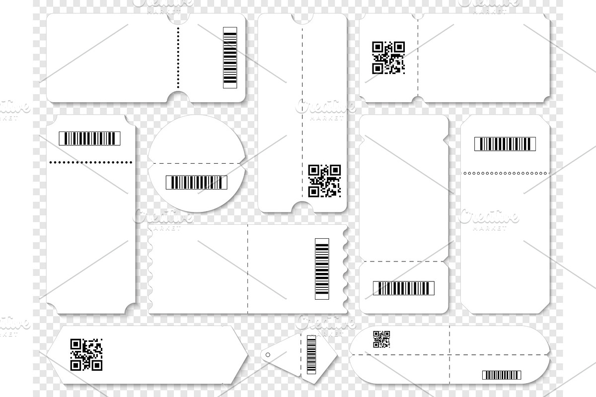 Coupons with QR codes and barcodes in Objects - product preview 8