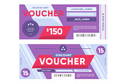 Trendy gift vouchers with discount