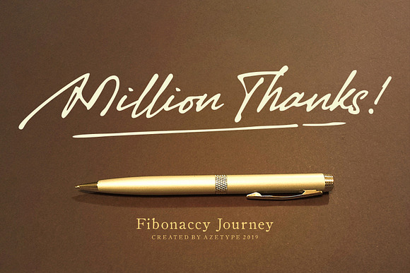 Fibonaccy Journey • Exclusive Font in Script Fonts - product preview 16