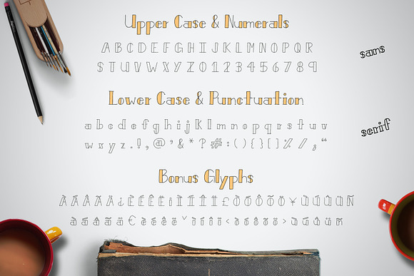 Bistro Sans & Serif + Vectors in Display Fonts - product preview 2