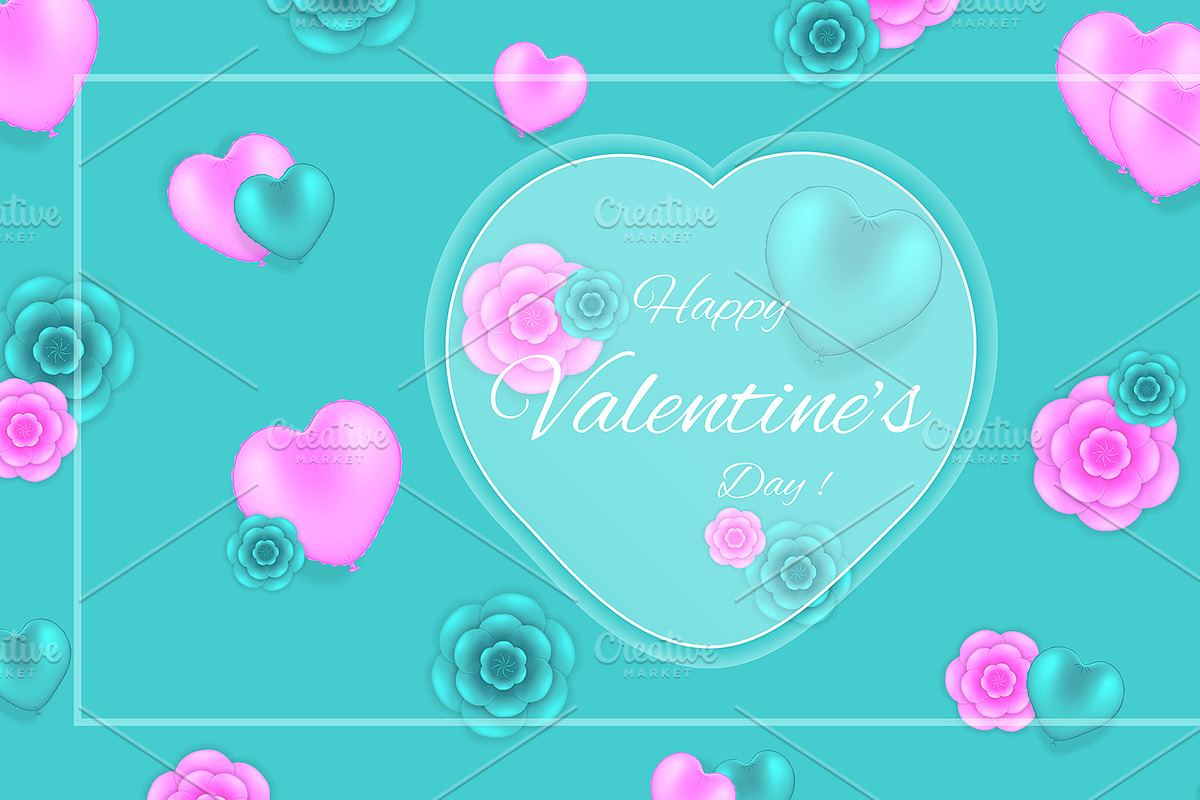 Valentines Day background in Illustrations - product preview 8