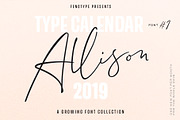Type Calendar 2019 | Font Bundle