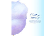 Cotton Candy Banner with Sweet Floss