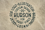 Hurson Rough - Serif