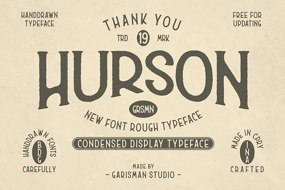 Hurson Rough - Serif in Serif Fonts - product preview 6