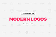 [Pack 04] 25 Modern Logo Templates