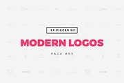 [Pack 05] 25 Modern Logo Templates