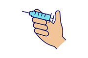 Injection color icon