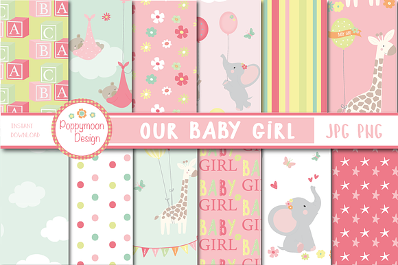 Our baby Girl in Illustrations - product preview 2