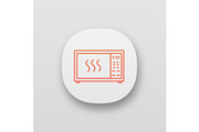 Microwave oven app icon