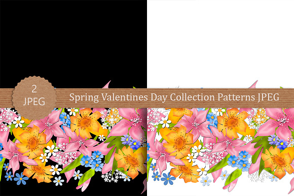 Spring Valentines Day Collection Set in Patterns - product preview 1