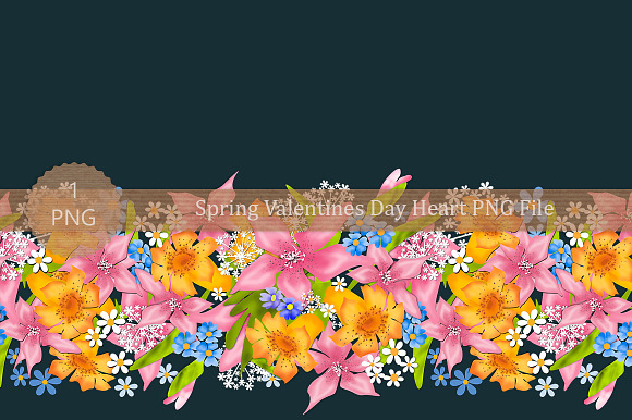 Spring Valentines Day Collection Set in Patterns - product preview 4