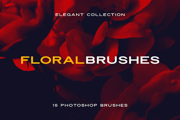 Elegant Floral Brushes for Photoshop in Photoshop Brushes - product preview 9