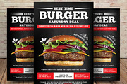 Hottest Deals Burger Flyer