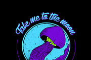 Jellyfish take me to the moon