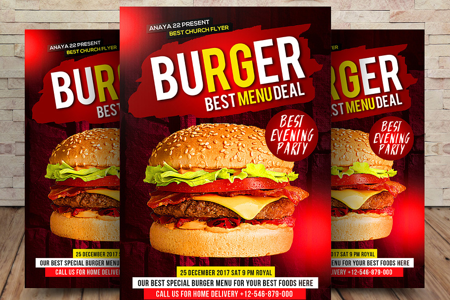 Burger Food Flyer