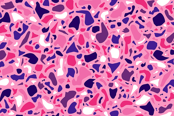 Pink Terrazzo Seamless Pattern in Patterns - product preview 2