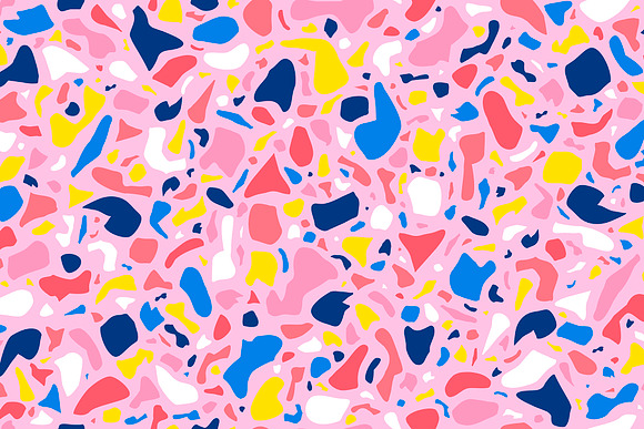 Pink Terrazzo Seamless Pattern in Patterns - product preview 3