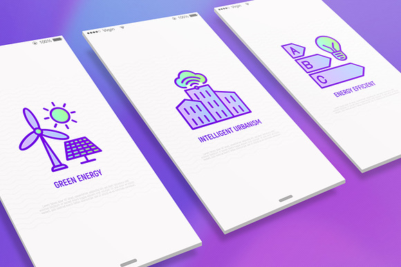 Smart City | 16 Thin Line Icons Set in Space Icons - product preview 1