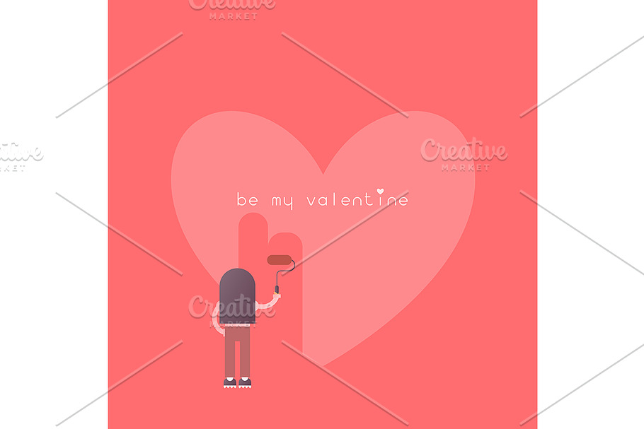 Be my Valentine in Illustrations - product preview 8