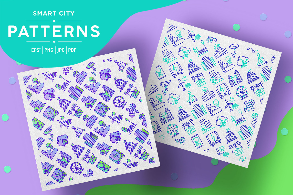 Smart City Patterns Collection in Patterns - product preview 8