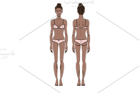 Woman body in Illustrations - product preview 4